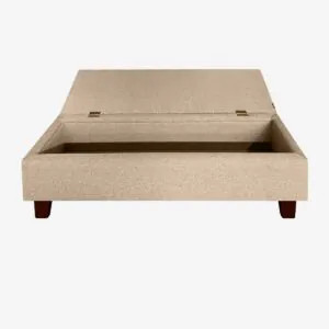 Banqueta Baúl Praga Lino Beige