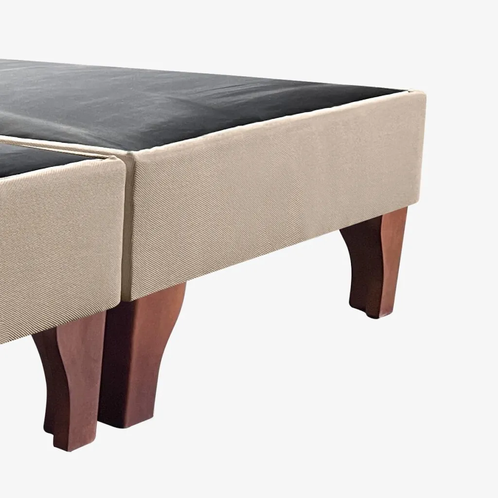 Base de Cama Europea Lino Beige
