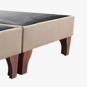 Base de Cama Europea Lino Beige