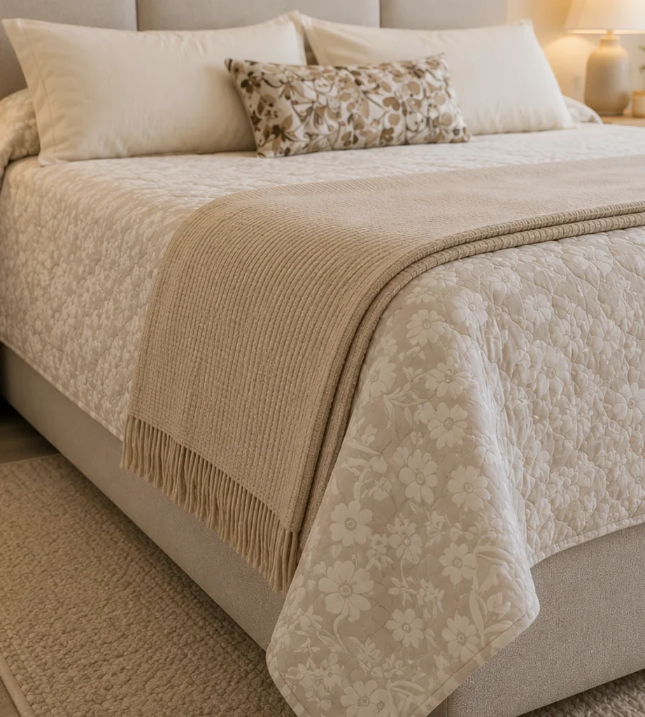 cama tapizada modelo block de espacio hogar