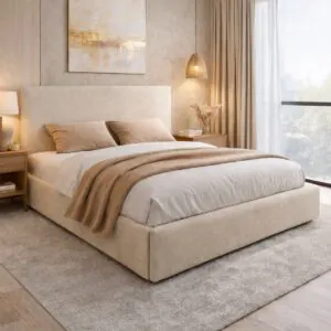 Cama Flat Lino Beige