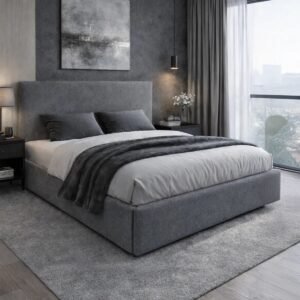 Cama Flat Lino Gris