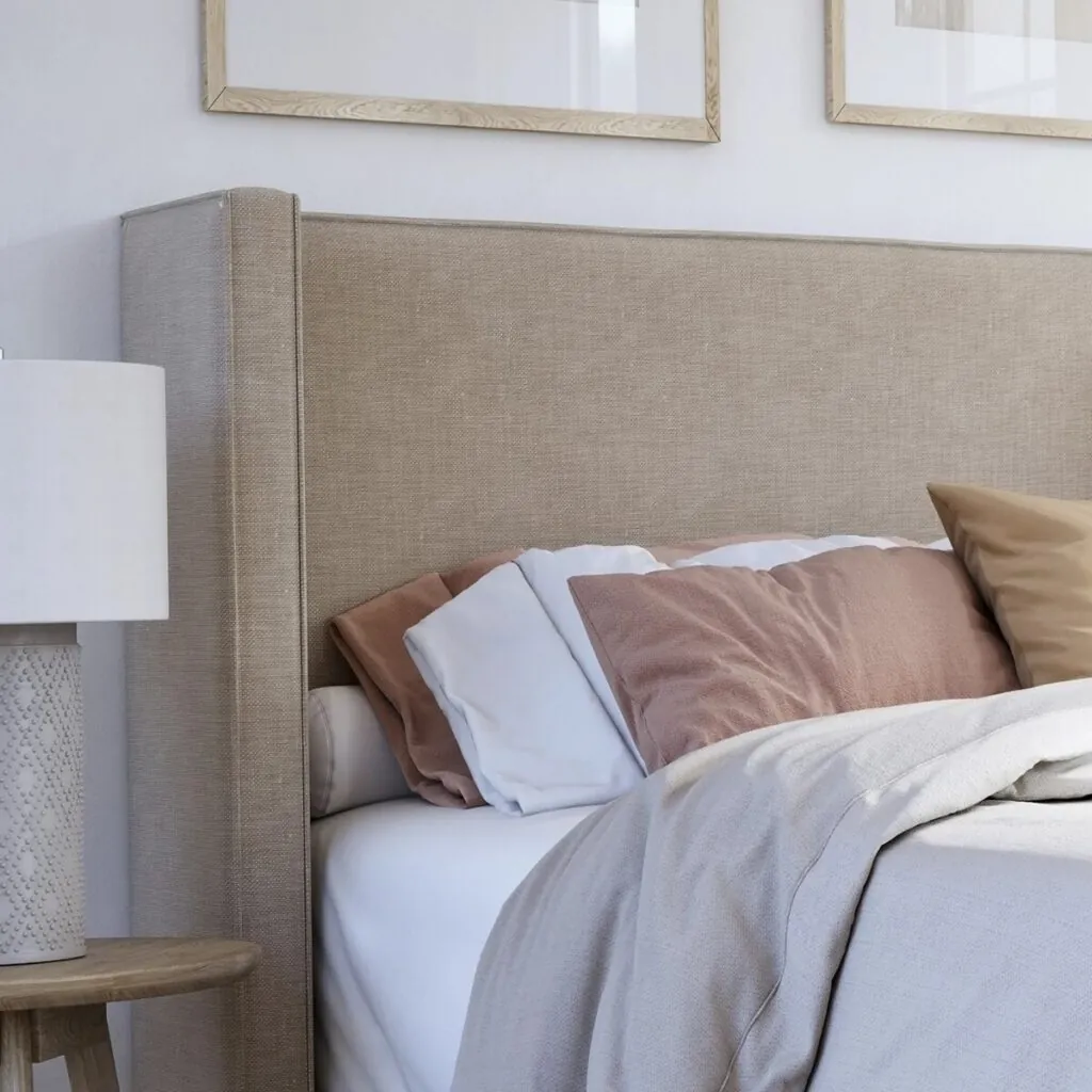 Cama Flat Wing Vivo Lino Beige