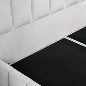 Cama Tubular Lino Gris Plata