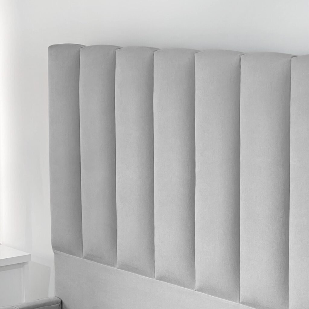 Cama Tubular Lino Gris Plata