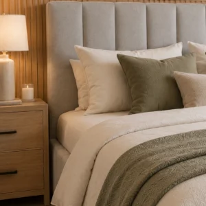Cama Tubular Lino Gris Plata