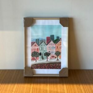 Cuadro Decorativo Casas 41x30 cm