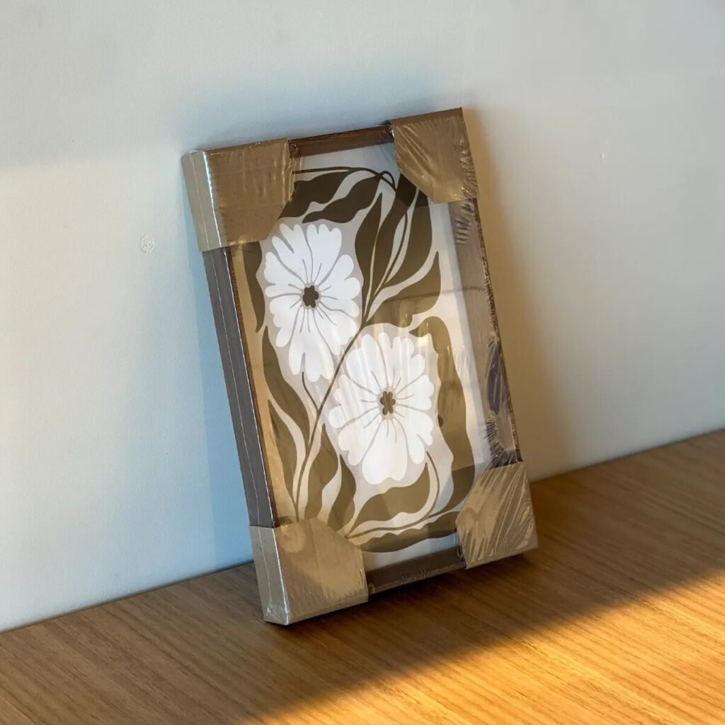 Cuadro Flor Blanca 31×21 cm