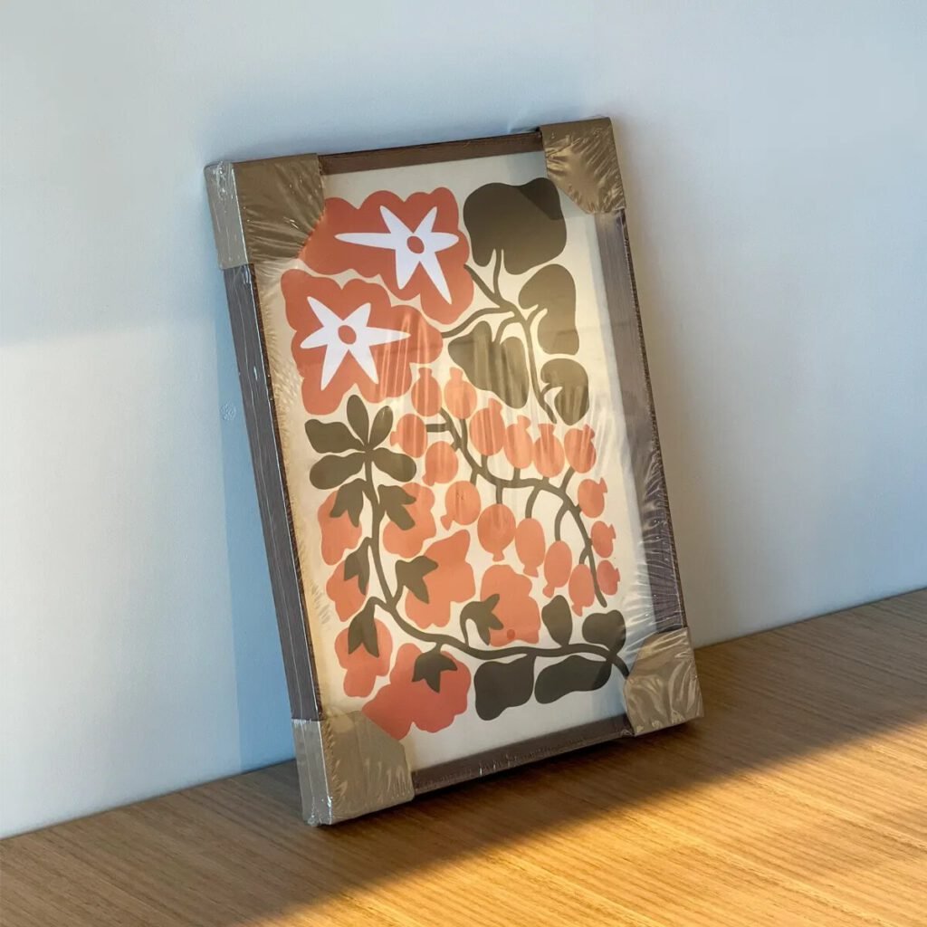 Cuadro Flor Naranja 40×30 cm