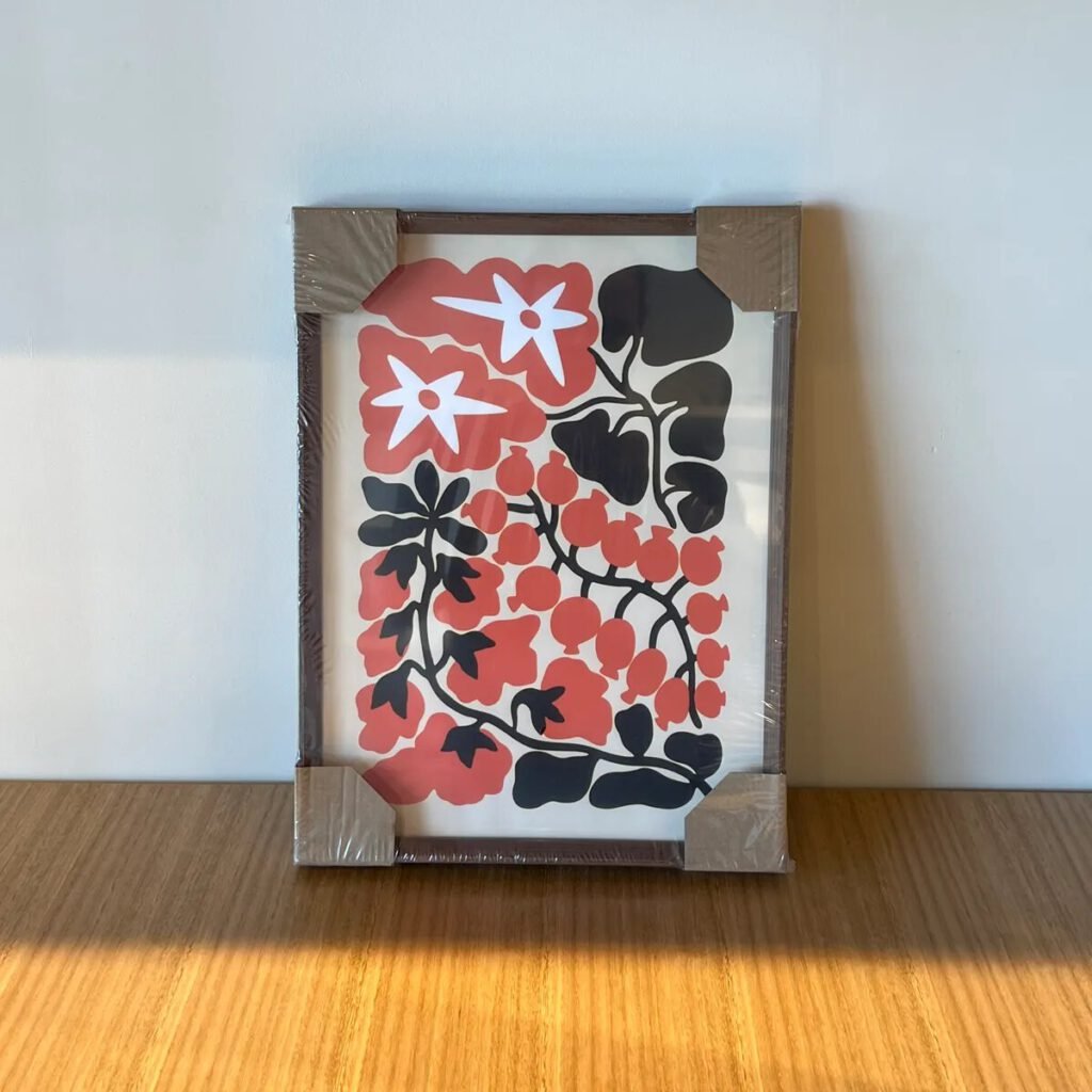 Cuadro Flor Naranja 40×30 cm