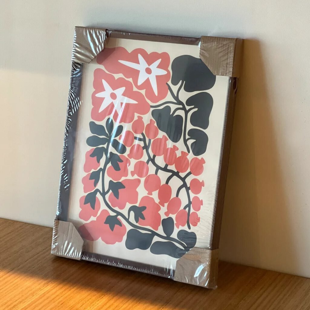 Cuadro Flor Naranja 40×30 cm
