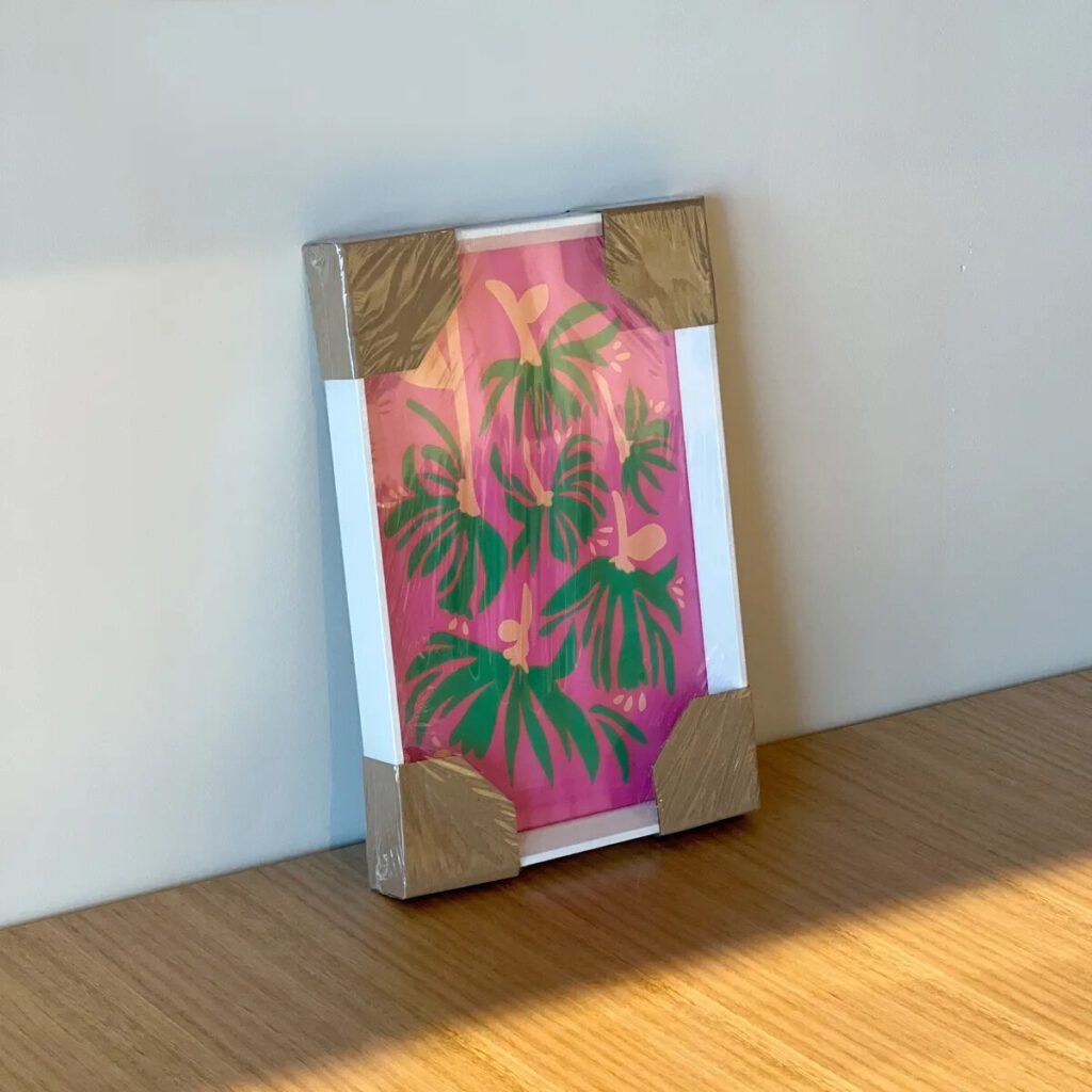 Cuadro Fucsia 30×20 cm