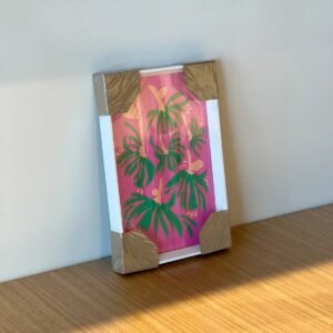 Cuadro Fucsia 30x20 cm