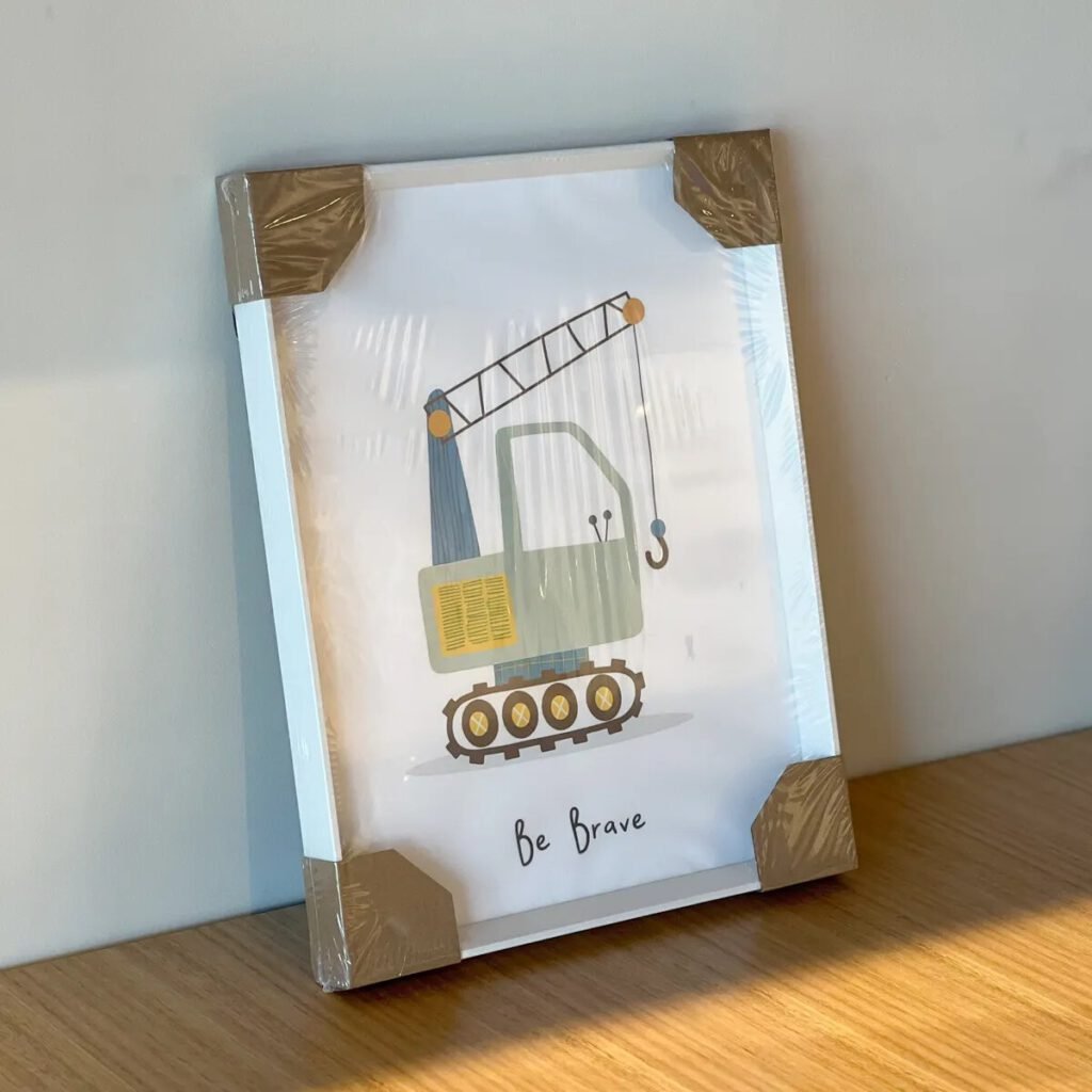 Cuadro Decorativo Grúa 41×30 cm