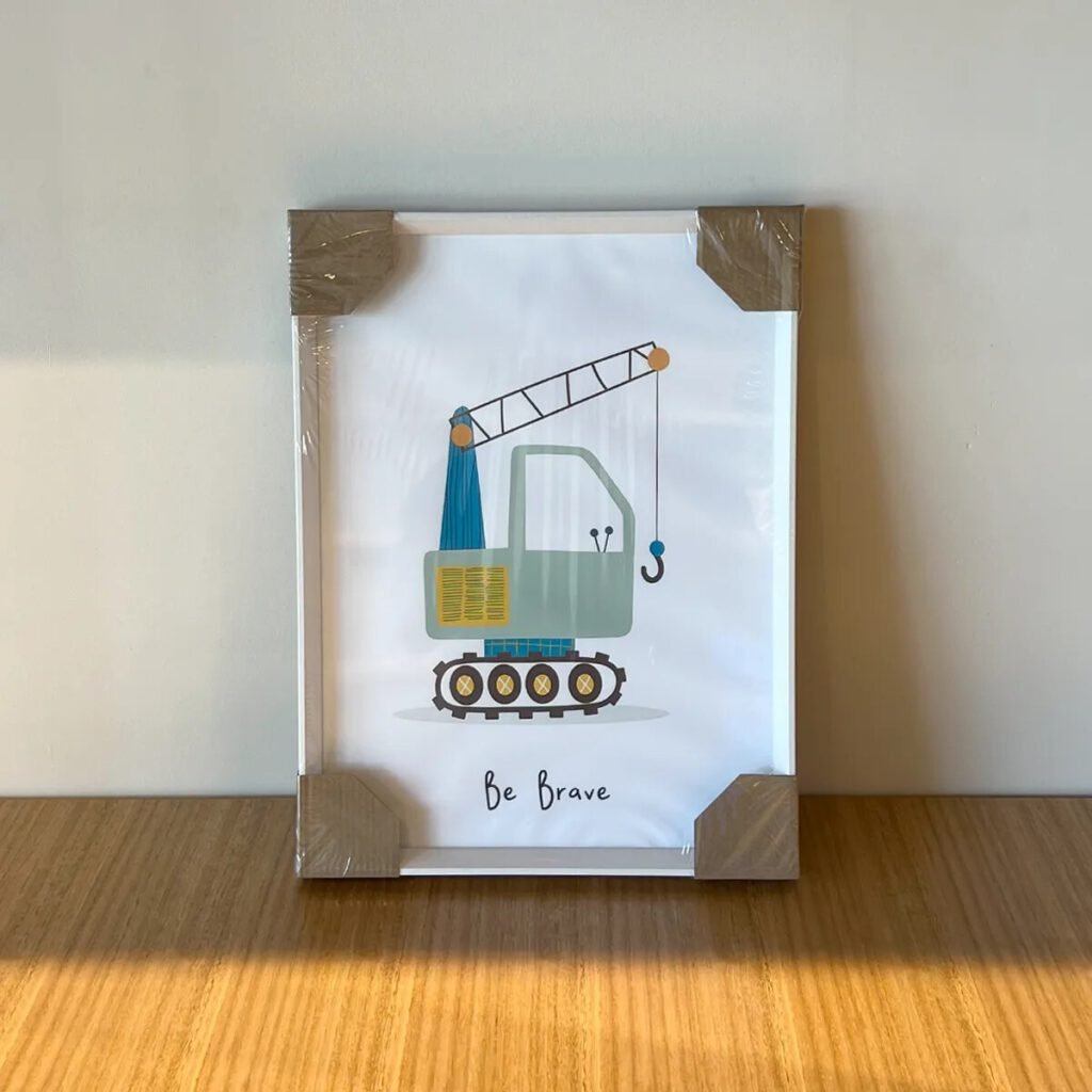 Cuadro Decorativo Grúa 41×30 cm