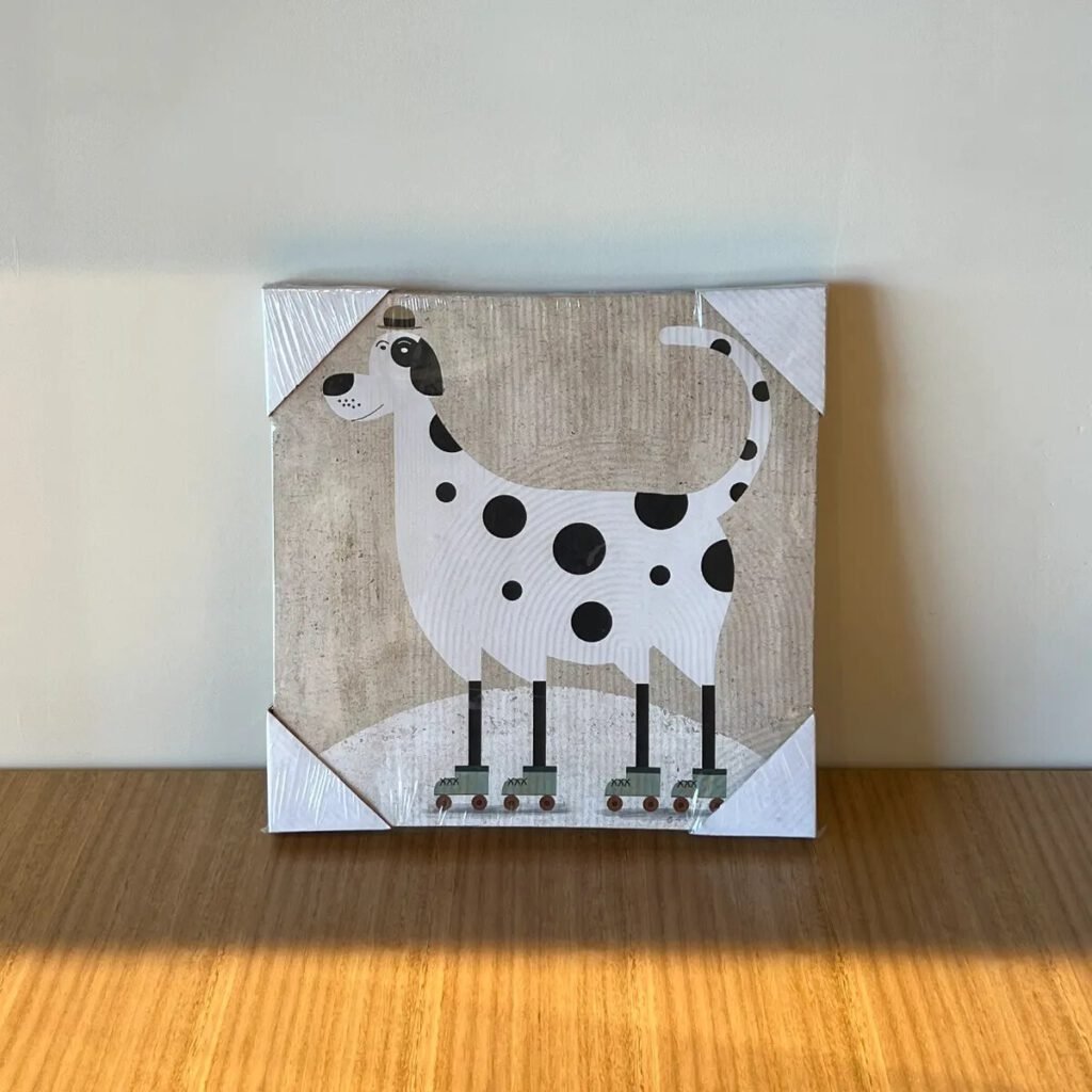 Cuadro Decorativo Perro 30×30 cm