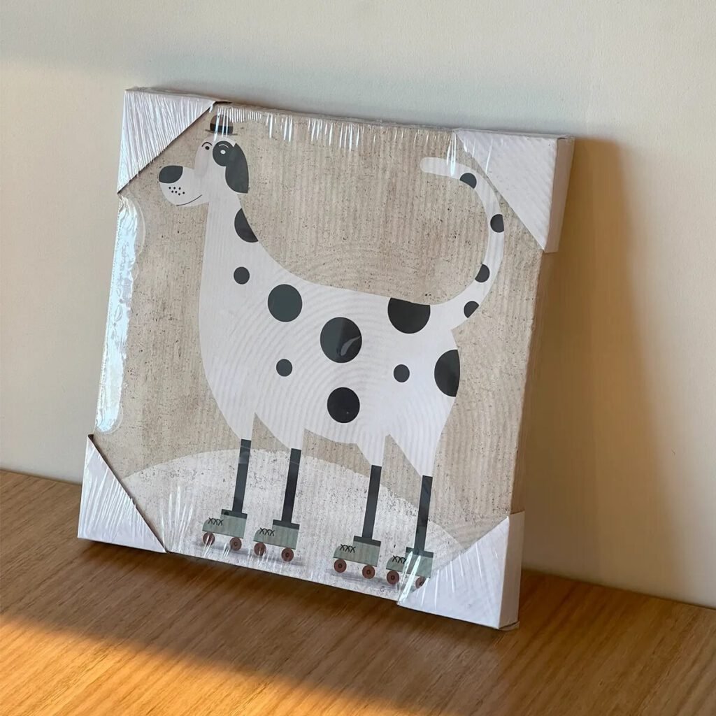 Cuadro Decorativo Perro 30×30 cm