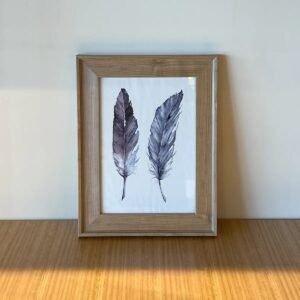 Cuadro Decorativo Pluma 38x30 cm