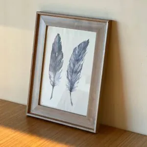 Cuadro Decorativo Pluma 38x30 cm