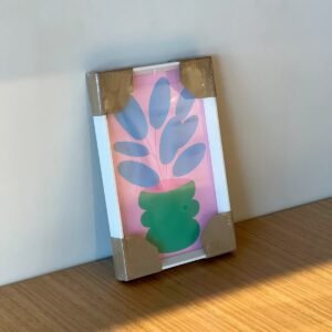 Cuadro Rosado 30x20 cm