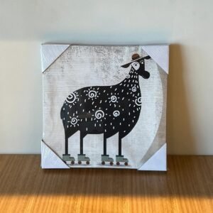 Cuadro Decorativo Vaca 30x30 cm