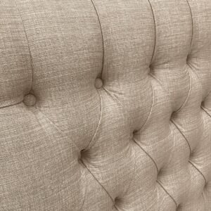 Respaldo de Cama Capitoné Premium Lino Beige