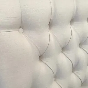 Respaldo de Cama Capitoné Premium Lino Crudo