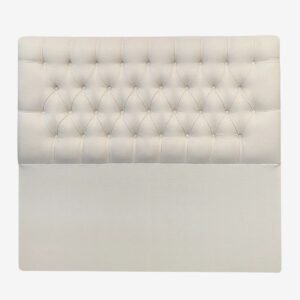Respaldo de Cama Capitoné Premium Lino Crudo