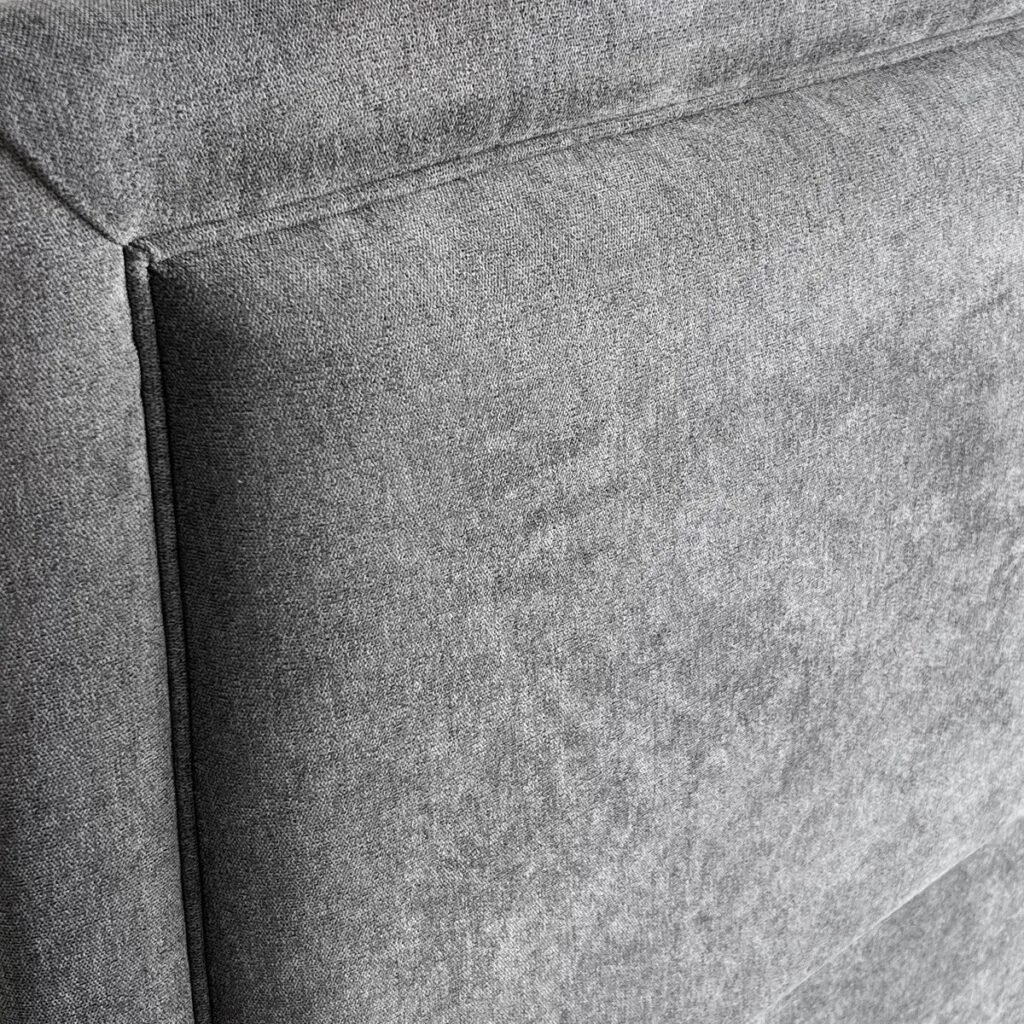 Respaldo de Cama Flat Frame Vivo Lino Gris