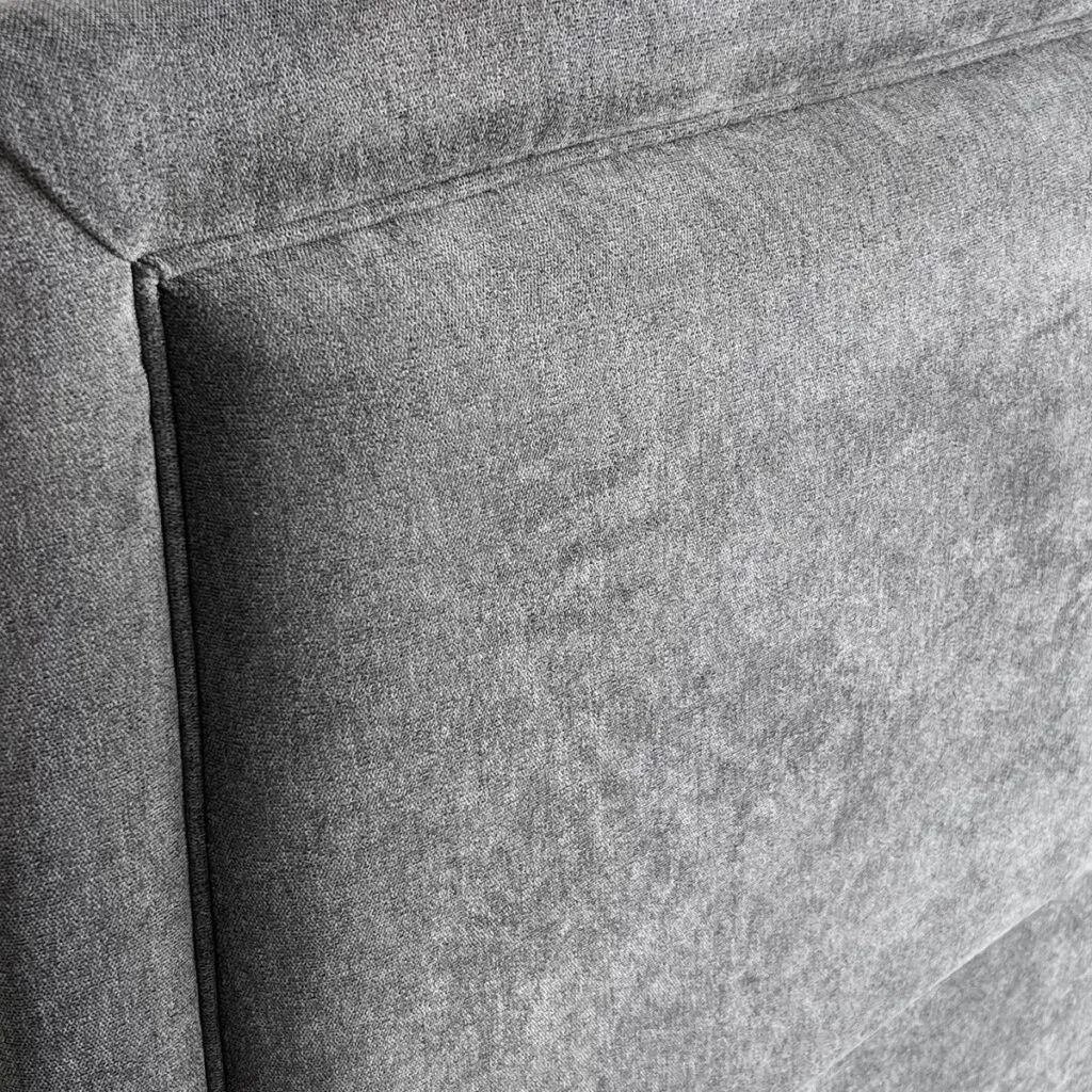 Respaldo de Cama Flat Frame Vivo Lino Gris