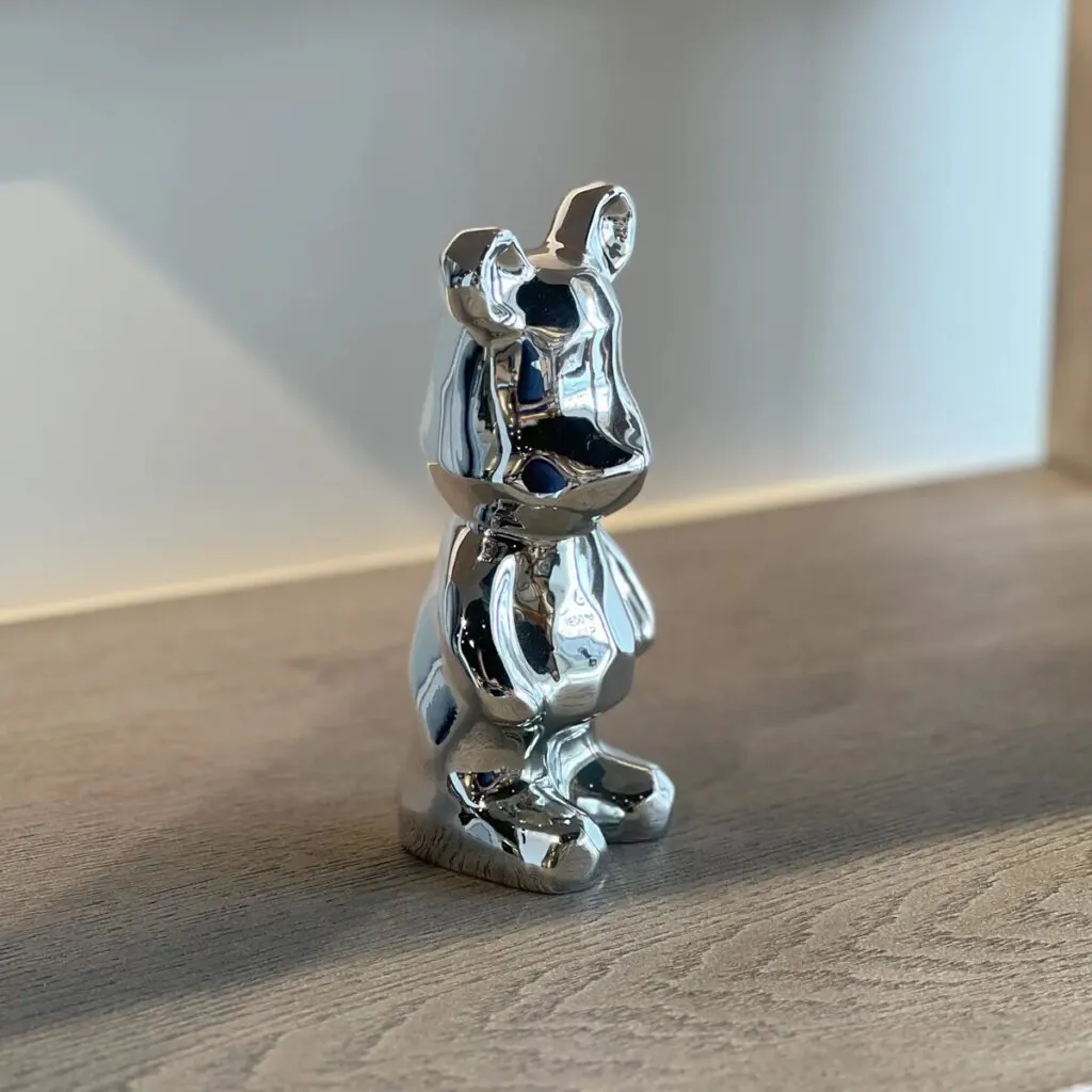 Oso Decorativo Plata