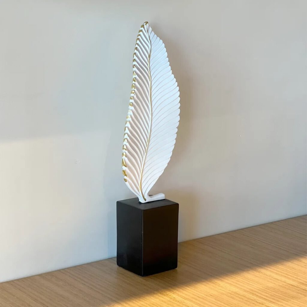 Pluma Decorativa Blanca