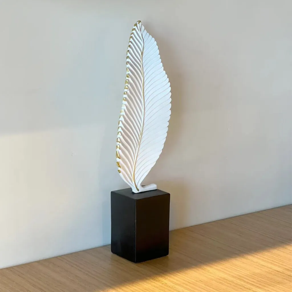 Pluma Decorativa Blanca