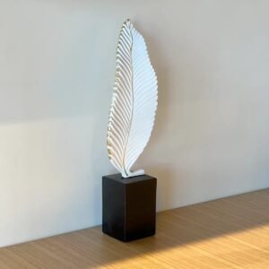 Pluma Decorativa Blanca