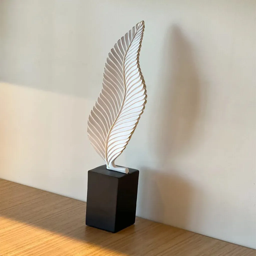 Pluma Decorativa Blanca