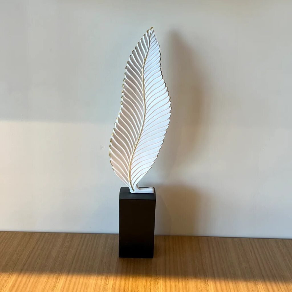 Pluma Decorativa Blanca