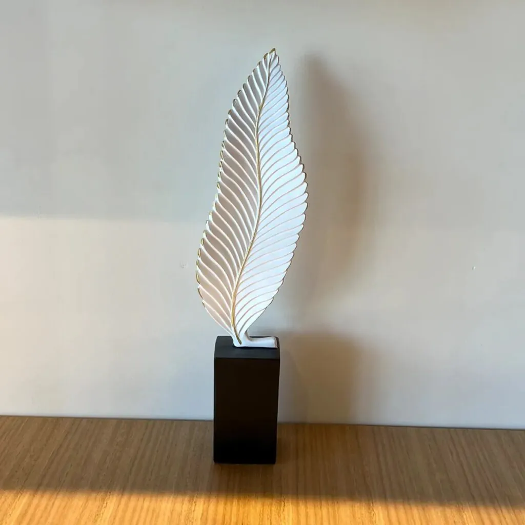 Pluma Decorativa Blanca