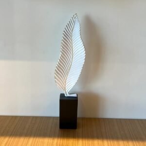 Pluma Decorativa Blanca