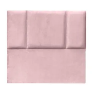Respaldo de Cama Block Felpa Rosado Claro