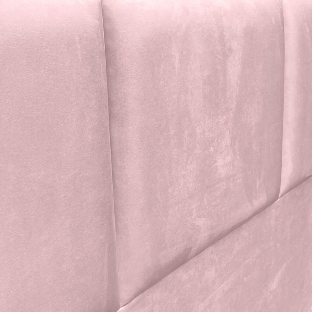 Respaldo de Cama Block Felpa Rosado Claro