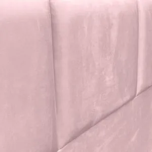 Respaldo de Cama Block Felpa Rosado Claro