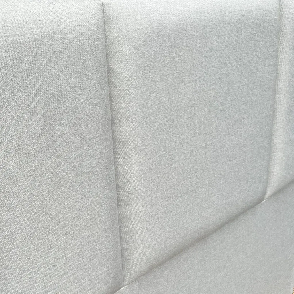 Respaldo de Cama Block Lino Gris Plata