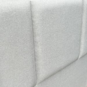Respaldo de Cama Block Lino Gris Plata