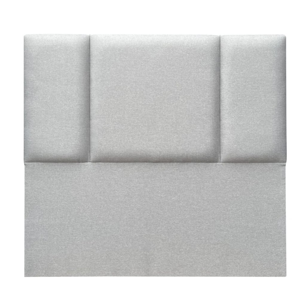 Respaldo de Cama Block Lino Gris Plata
