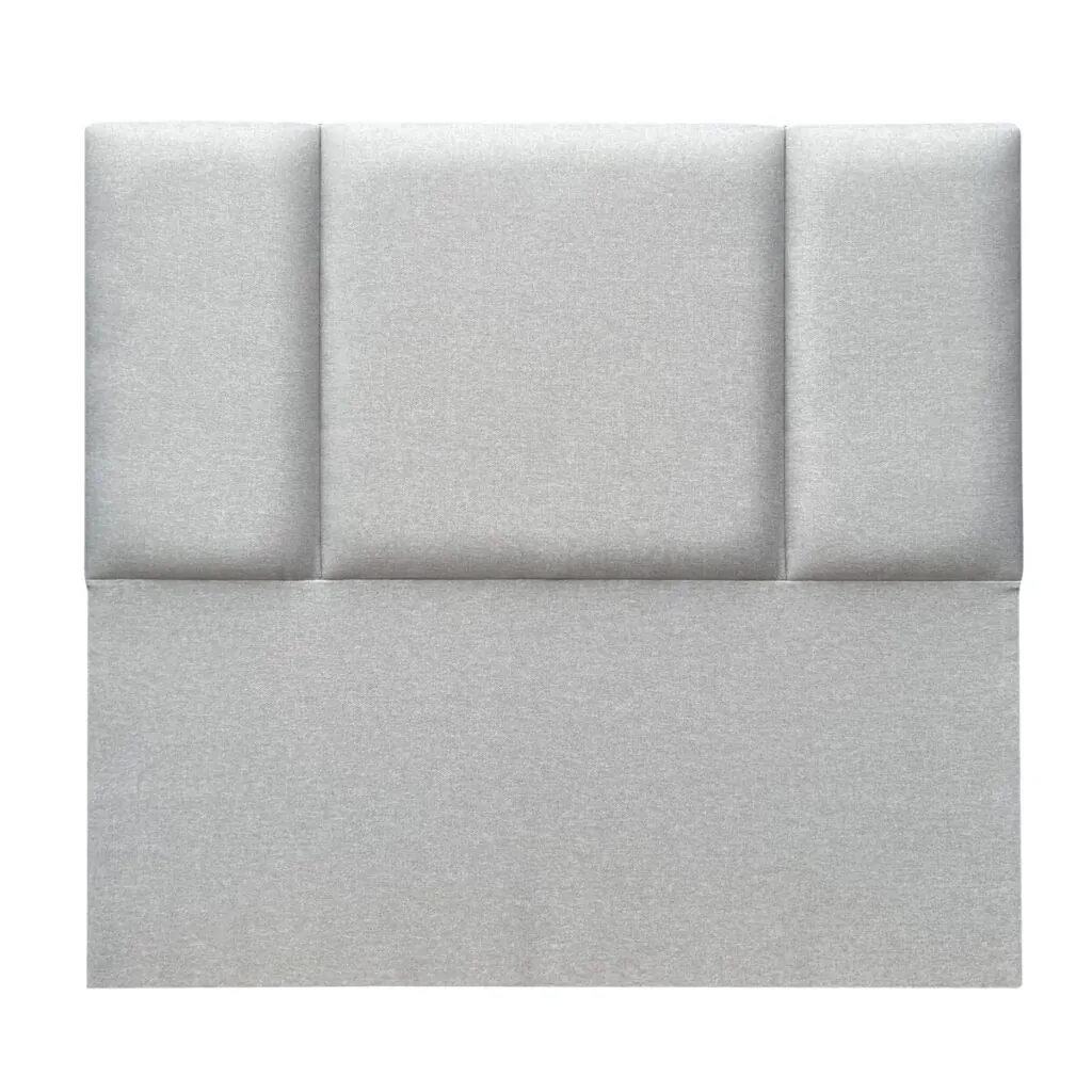 Respaldo de Cama Block Lino Gris Plata