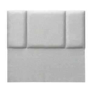 Respaldo de Cama Block Lino Gris Plata