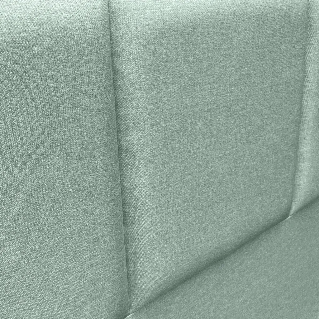 Respaldo de Cama Block Lino Verde Jeans