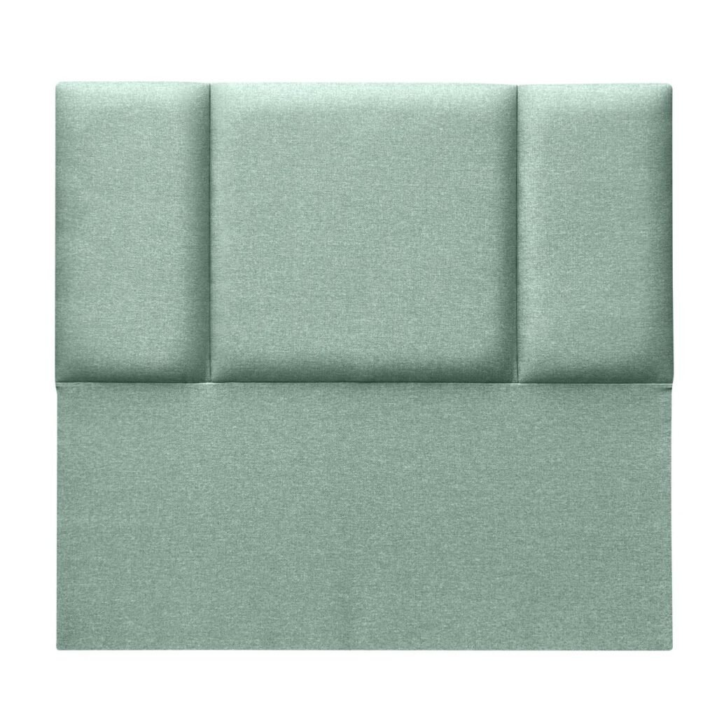 Respaldo de Cama Block Lino Verde Jeans