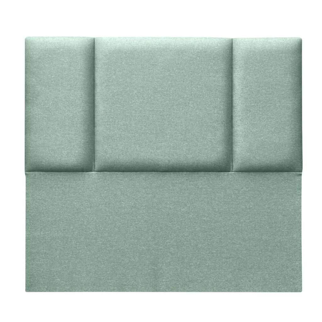 Respaldo de Cama Block Lino Verde Jeans