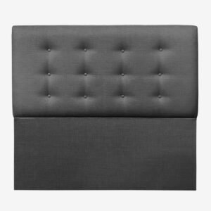 Respaldo de Cama Botoné Premium Lino Grafito